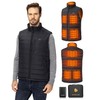 Sevdiea Men’s Heated Vest with Battery Pack Included 16000mAh 7.4V,