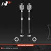 A-Premium 2 x Front Inner Tie Rod Ends, Compatible with
