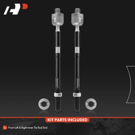 A-Premium 2 x Front Inner Tie Rod Ends, Compatible with Hyundai Accent 2018-2022 & Kia Rio 2018-2023