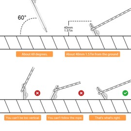 10 Pack Heavy Duty Aluminum Tent Stakes with Reflective Pull Ropes, Triangular Ground Pegs