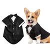 Dog Formal Outfit Wedding Tux with Bowtie Dog Tuxedo Dog