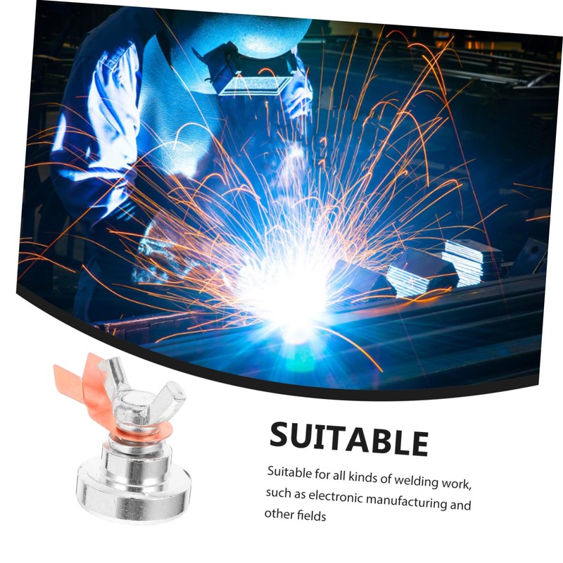 Mobestech Magnetic Welding Clamp Heavy Duty Welding Ground Clamp Earth