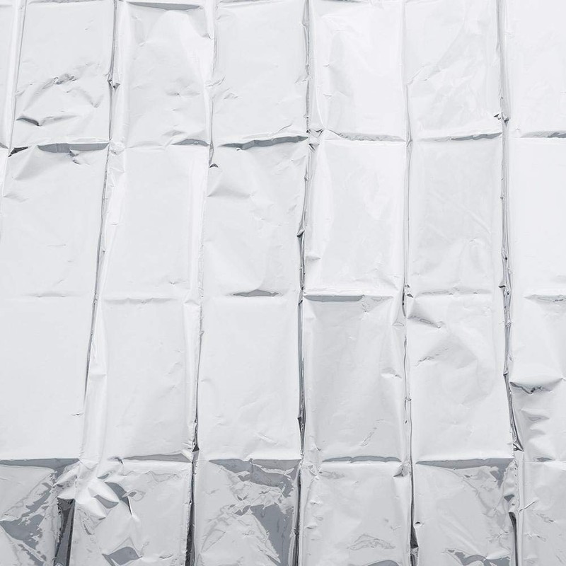 Zerodis Silver Reflective Film 210 x 120cm, PETP Film, Increase