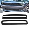 Car Front Grille Trim Bright Black UV Protection Coating Replacement