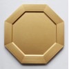 Yamanaka Lacquerware FB28-5 Octagonal Plate, Gold Glitter