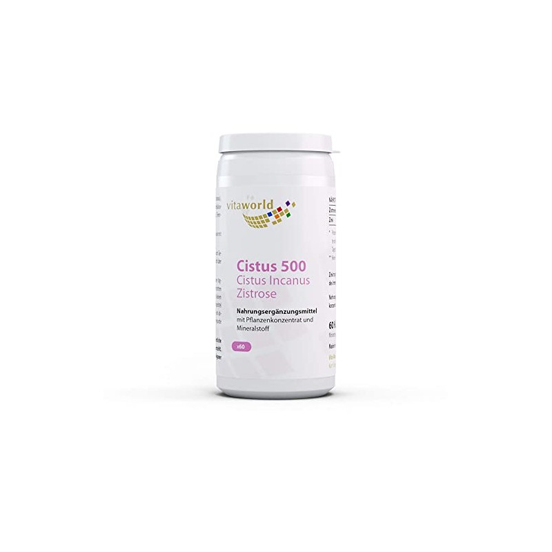 CISTUS 500 capsules, pack of 60 capsul
