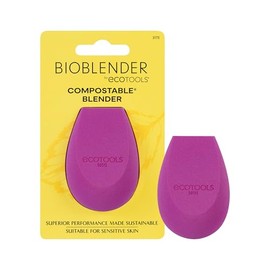 EcoTools, Bioblender Sponge, Esponja de Maquillaje, Esponjas para Difuminar y Mezclar, Cobertura Completa, 1 pieza