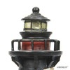 Hosley 8 Inch Tall Tabletop Resin Lighthouse Blinking Tower Light