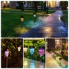 Solar Lights Outdoor Decorative, Solar Garden Lights Stakes, Flower Bed