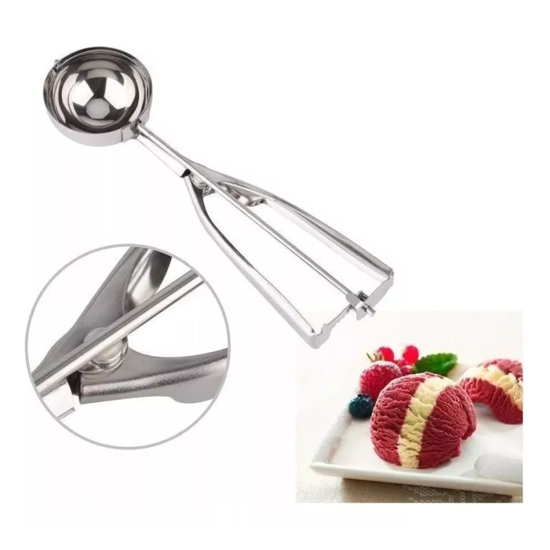 Molin Cuchara Ice Cream Acero Para Bolas De Nieve Helados