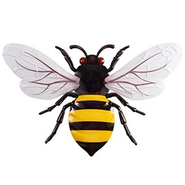 CIM Metal Wall Decoration Large Bee 35 cm Animal 3D Wall Pictures Wall Decoration Including Practical Wall Mounting Vivid Wall Sculpture