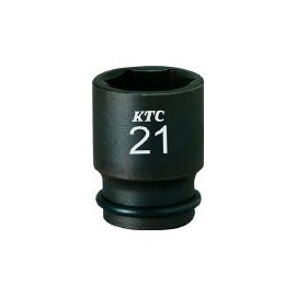 Kyoto Tool (KTC) BP3M17TP Socket, Opposite Side Dimensions: 0.7 inches (17 mm) x Insertion Angle: 0.4 inches (9.5 mm) x Total Length: 1.4 inches (36 mm) for Impact Wrench x