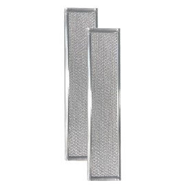 Air Filter Factory Compatible For GE WB02X10940 Downdraft Aluminum Mesh Grease Filter 2-Pack