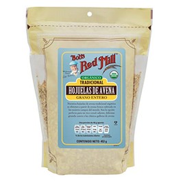 Bob´s Red Mill, Hojuelas de avena orgánica tradicional, 453 gramos