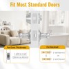 HOSOM 3 Pack Keyed Alike Front Door Lever Lockset with