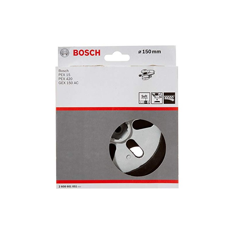 Bosch 2608601051 Grinding Plate For Gex 150 AC Soft 5.9In
