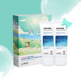 Sante Cosmetics Dr.Sante Azulene Soother Sun Essence (1+1) Duo Set Sun Cream Dr.Sante Azulene Sante Azulene Soother Sun Essence 75g+75g / 닥터 상떼 아줄렌 수더 선에센스 (1+1)듀오세트 선크림 Dr.Sante Azulene 상떼 아줄렌 수더 선에센스 75g+75g