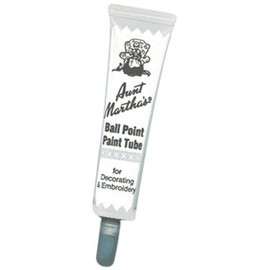 Aunt Martha's Ballpoint Paint Tube, 1-Ounce, White