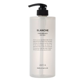 Abka Pure & Mild Body Wash Blanche, 800ml, 1 pc / 아브카 퓨어 앤 마일드 바디워시 블랑쉬, 800ml, 1개