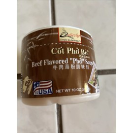 Quoc Viet Foods Lot 2 Quoc Viet Foods Beef Flavored "PHO" Soup Base, 10 oz. Jar Cot Pho Bo