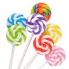 PURPLE SWIRL LOLLIPOPS - 24 SUCKERS INDIVIDUALLY WRAPPED - 2