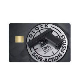 2 Premium Print Gen4 Glock #1 Debit/Credit Card Small Chips Vinyl Skin Stickers