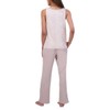 Live2Lounge Womens Tan Pajamas Lounge Set 3-Piece Moisture-Wicki