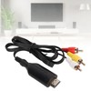 HDMI to RCA Converter, AV to HDMI Adapter Supports 4K