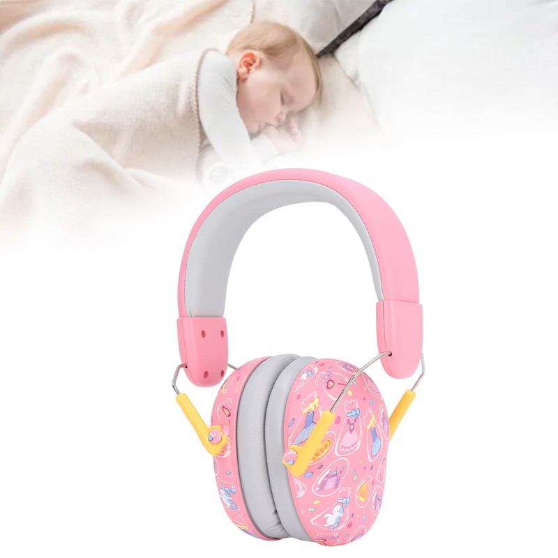 Infant Hearing Protection Earmuff Double Imitation Leather Lining Baby Noise