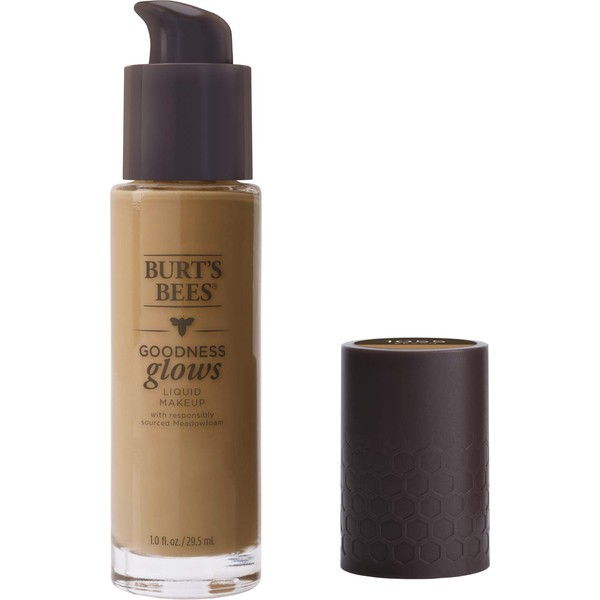 Burt's Bees Goodness Glows Liquid Makeup, Pecan - 1.0 Ounce