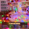 Reveren String Lights Indoor, Crystal Rose Bud LED String Lights