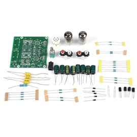 VBESTLIFE 6J-I Elektronischer Röhren-Galle-Vorverstärker, AC12V 1A 6J-1 Elektronenventil Vorverstärker-Röhren-Stereo-Galle-Vorverstärker-Board Buffer Effector DIY-Kit