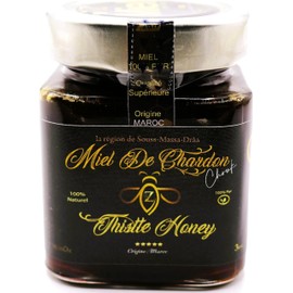 Zayti Moroccan Thistle Honey 300g - A Rare and Unique Honey - 100% Natural, Harvested in the Souss Massa Draa Region