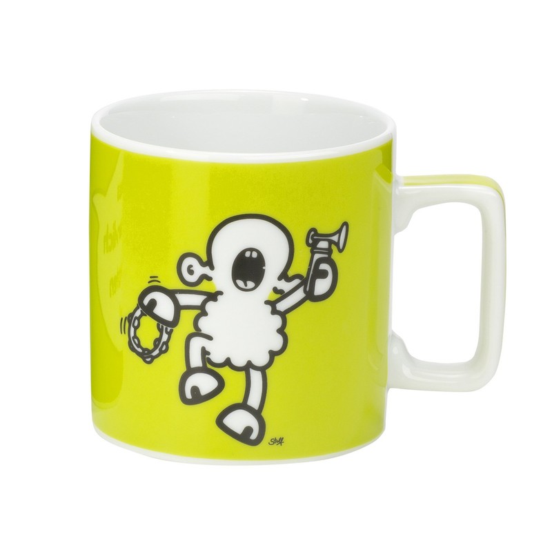 Sheepworld 42475 Cup German Text Mich muss man sich nervlich