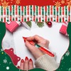 24pcs Black Ink Christmas Gel Ink Rollerball Ballpoint Pens for