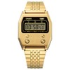Casio Vintage A1100G-5EF Edgy Men's Watch Digital Gold IP, gold,