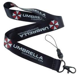 Resident Evil Cosplay Id Holder Lanyard Keychain