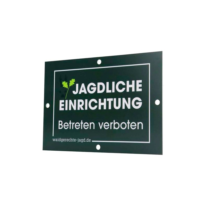 Sign Hunting for High Seats Pulpits Kirrungen Hunting Facility Enter