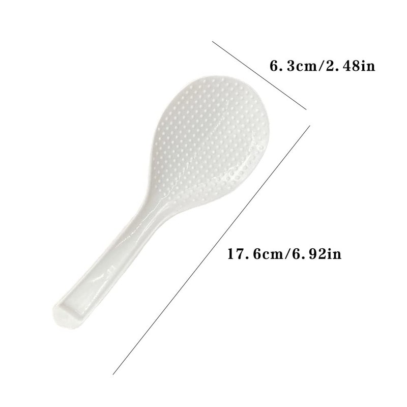 3 Pcs Japanese Style Plastic Rice Paddle Non Stick Rice