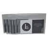 LB LEATHERBOSS Plastic Secretary Inserts for Long Wallets- 6 Pages