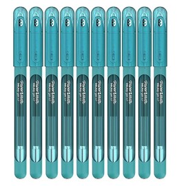 Newell Brands 10x Paper Mate InkJoy Capped Gel Ink Pens Assorted Colours 0.7mm Medium Point Nib Tip Adult Colouring Set (Teal)