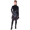 PUREWONDER Velvet Dress with Collar dr20, black