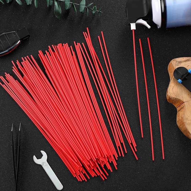 Hotop 100 Pieces Spray Can Straw 7.87" Plastic Replacement Spray