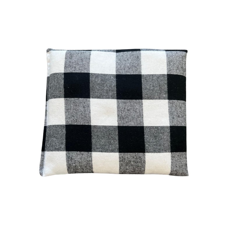 HOME COMFORT Black Plaid Regular Therapeutic Microwavable Heating & Cooling