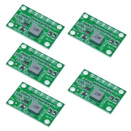 Hailege 5pcs MP1495 DC-DC Step-Down Voltage Converter Board DC5-16V to 1.25V 1.5V 1.8V 2.5V 3.3V 5V 3A Adjustable Voltage Regulator Step-Down Power Module