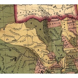 A New Map of Texas, Oregon and California with The Regions Adjoining, 1846