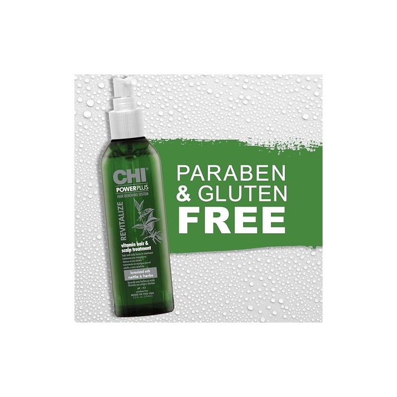 Chi Powerplus Revitalize Vitamin Hair and Scalp Treatment for Unisex,