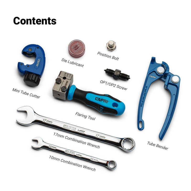 Capri Tools 3/16 in. Double Flaring Tool Kit for Brake