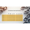 1/8" Stainless Steel Chain 316 Boat Anchor Windlass (by The