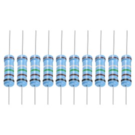 YOKIVE 30 PCS Metal Film Resistors, 0.15 Ohm Resistor with 2W 1% Tolerance, Lead, Good for DIY Electronic Projects (5 Color Bands, 15.5+/-1mm)